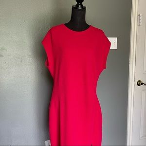Stylish Red MIDI Dress